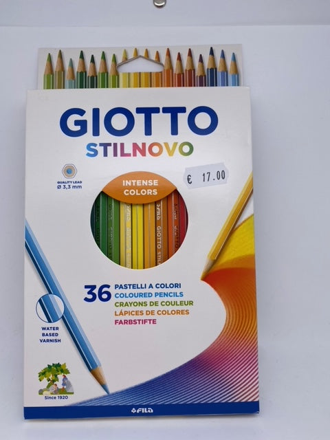 Pastelli Giotto Stilnovo da 36 – stampatello