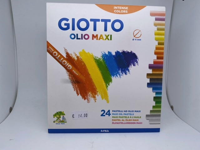 Pastelli a Olio Maxi da 24 - Tinta Unita – stampatello